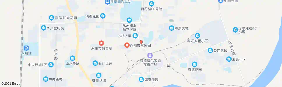 永州市二中_公交站地图_永州公交_妙搜公交查询2025