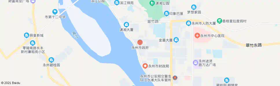 永州冷区政府_公交站地图_永州公交_妙搜公交查询2025