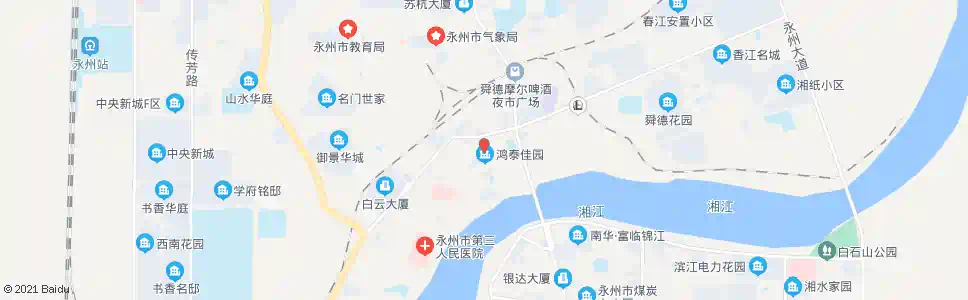 永州香都大酒店_公交站地图_永州公交_妙搜公交查询2025