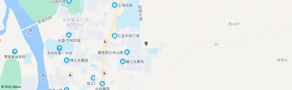 永州冷区二小_公交站地图_永州公交_妙搜公交查询2025
