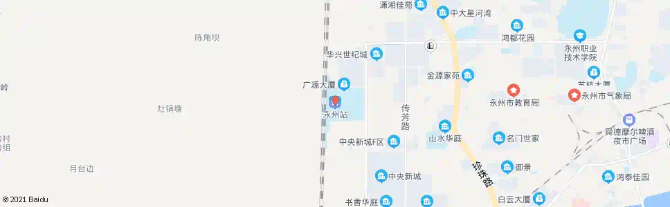 永州立交桥_公交站地图_永州公交_妙搜公交查询2025