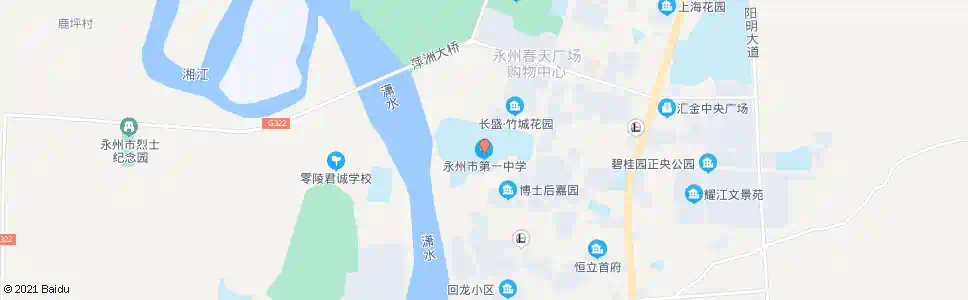 永州零陵区一小_公交站地图_永州公交_妙搜公交查询2025