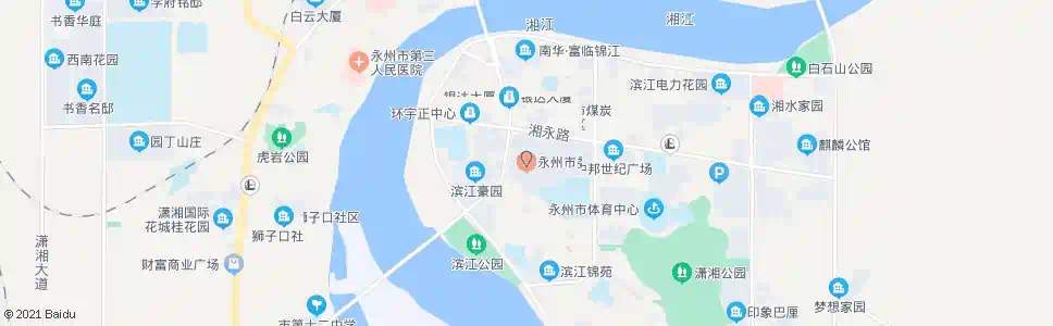 永州市委_公交站地图_永州公交_妙搜公交查询2025
