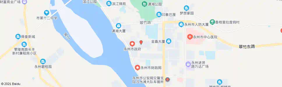 永州市政府宿舍区_公交站地图_永州公交_妙搜公交查询2025