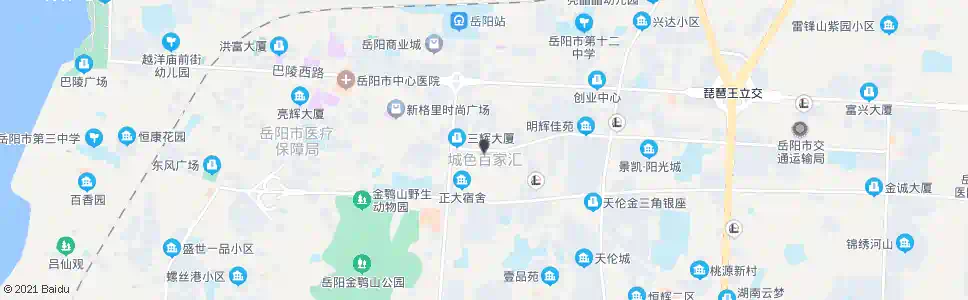 岳阳洞庭新天地_公交站地图_岳阳公交_妙搜公交查询2025