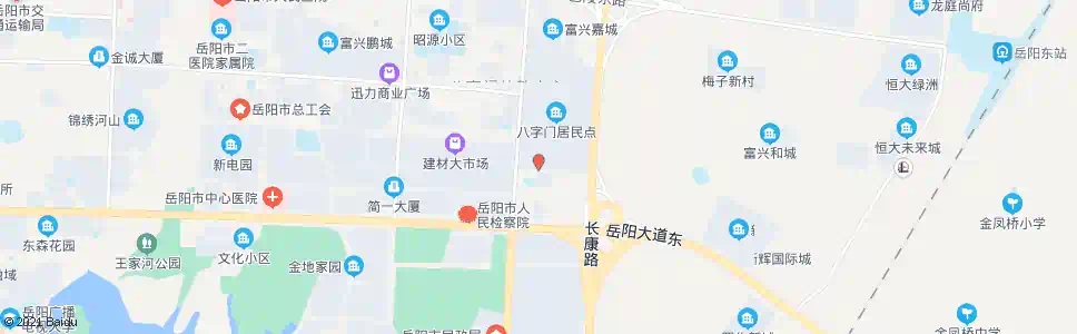 岳阳华强亿家利家居建材广场_公交站地图_岳阳公交_妙搜公交查询2025