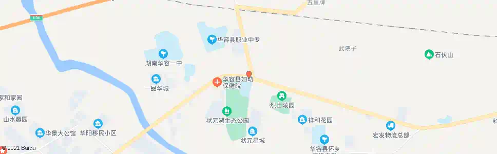 岳阳华容大道清水_公交站地图_岳阳公交_妙搜公交查询2025