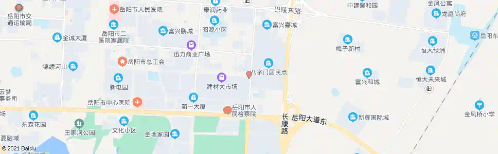 岳阳太阳桥市场东门_公交站地图_岳阳公交_妙搜公交查询2025