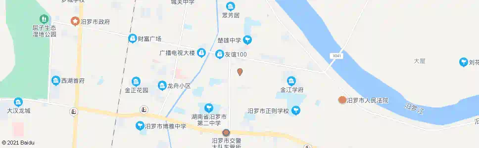岳阳中国银行(人民路口)_公交站地图_岳阳公交_妙搜公交查询2025