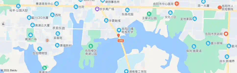 岳阳三鑫驾校(岳阳电大)_公交站地图_岳阳公交_妙搜公交查询2025