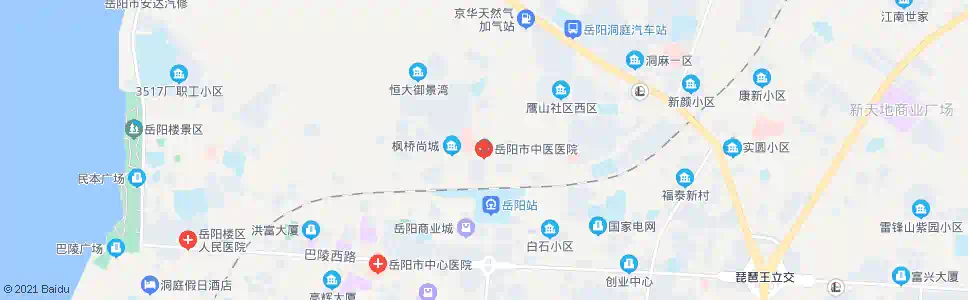 岳阳中医院_公交站地图_岳阳公交_妙搜公交查询2025