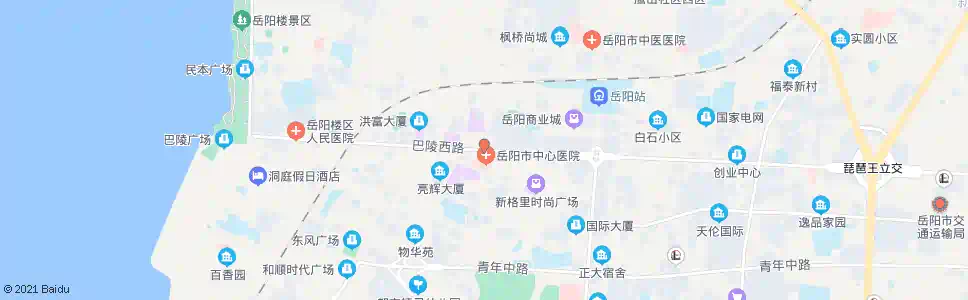 岳阳东茅岭步行街_公交站地图_岳阳公交_妙搜公交查询2025