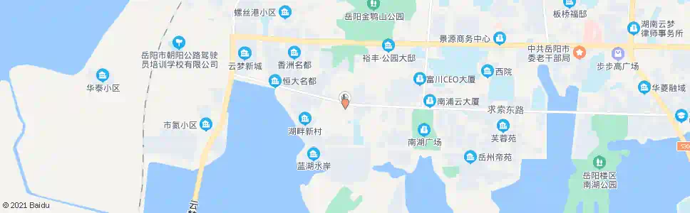 岳阳一桥西路民政局_公交站地图_岳阳公交_妙搜公交查询2025