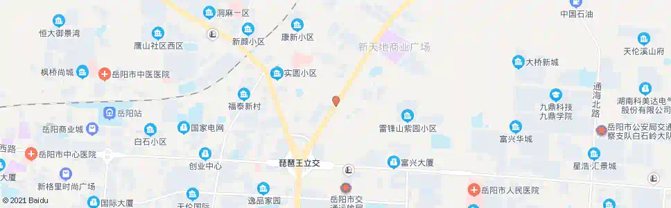 岳阳白马服饰广场_公交站地图_岳阳公交_妙搜公交查询2025