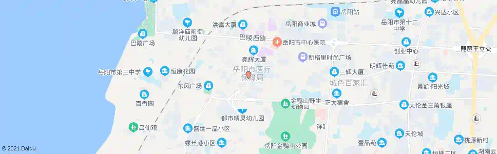 岳阳社保中心_公交站地图_岳阳公交_妙搜公交查询2025