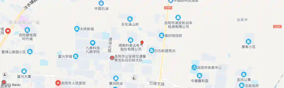 岳阳白石岭_公交站地图_岳阳公交_妙搜公交查询2025