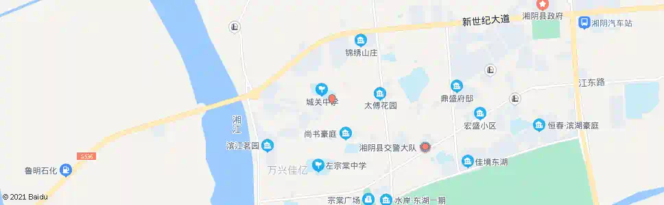 岳阳城关中学_公交站地图_岳阳公交_妙搜公交查询2025