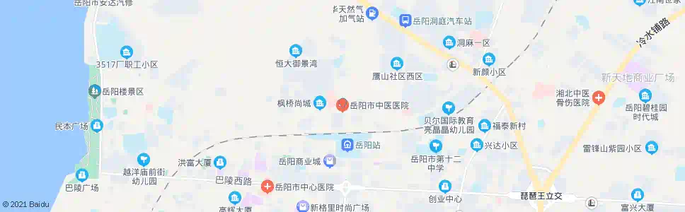 岳阳市中医院_公交站地图_岳阳公交_妙搜公交查询2025