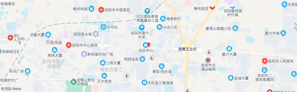 岳阳岳州食府_公交站地图_岳阳公交_妙搜公交查询2025