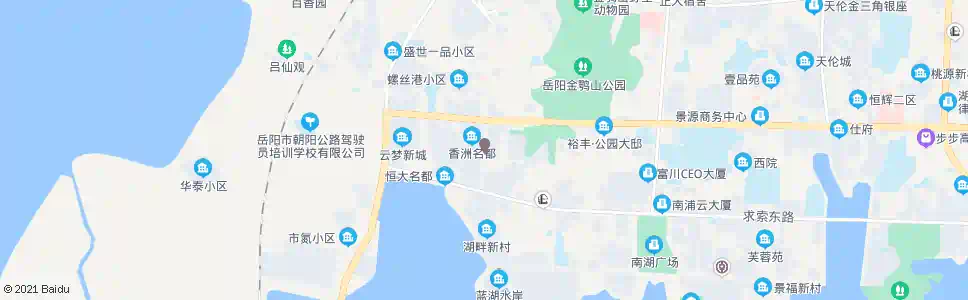 岳阳美食街_公交站地图_岳阳公交_妙搜公交查询2025