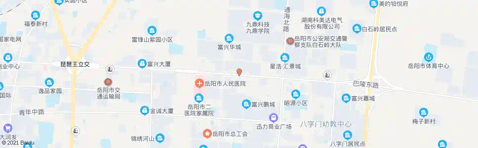 岳阳水果市场_公交站地图_岳阳公交_妙搜公交查询2025