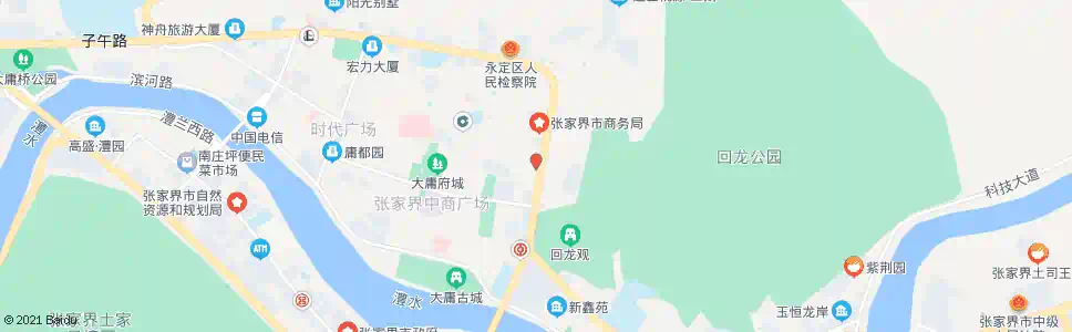 张家界广和超市_公交站地图_张家界公交_妙搜公交查询2025