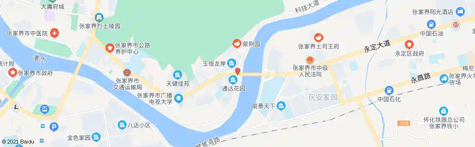 张家界张清公路大桥_公交站地图_张家界公交_妙搜公交查询2025
