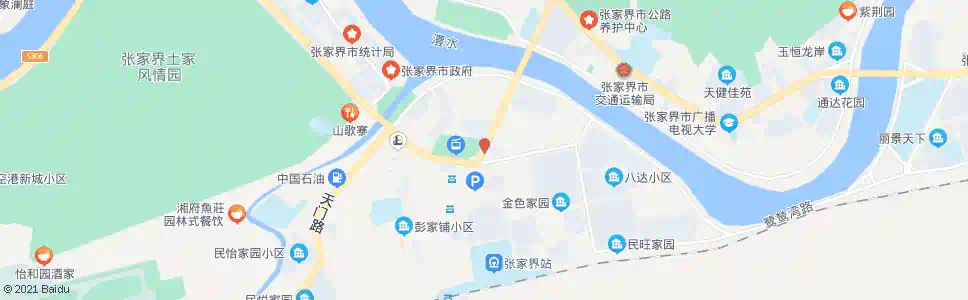 张家界官黎坪转盘_公交站地图_张家界公交_妙搜公交查询2025