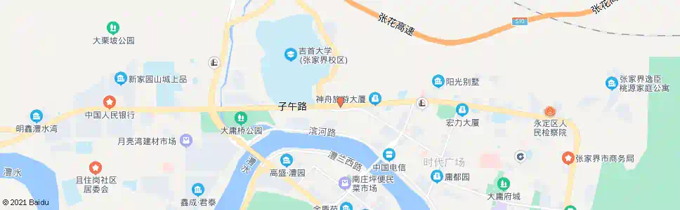 张家界三角坪_公交站地图_张家界公交_妙搜公交查询2025