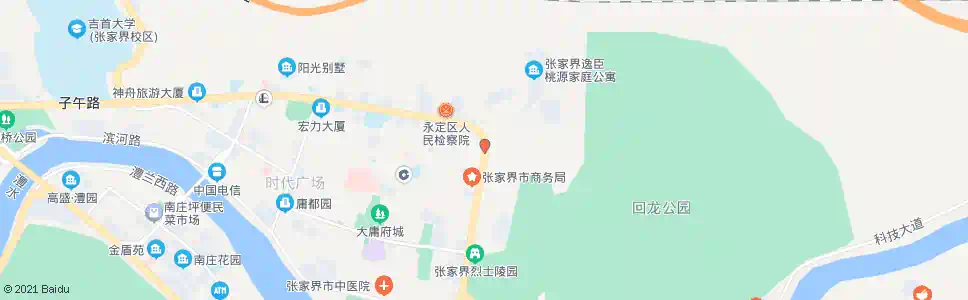 张家界凤湾大桥_公交站地图_张家界公交_妙搜公交查询2025