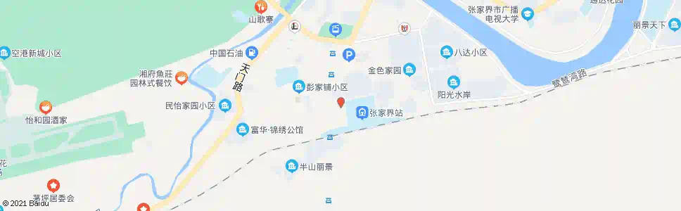 张家界梅尼购物中心_公交站地图_张家界公交_妙搜公交查询2025