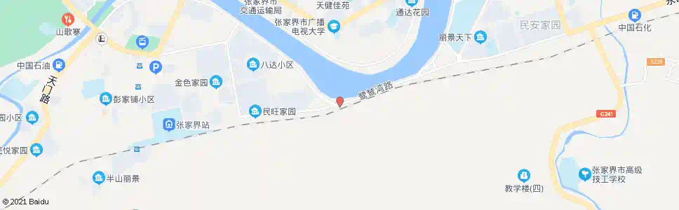 张家界鹭鸶湾大桥_公交站地图_张家界公交_妙搜公交查询2025