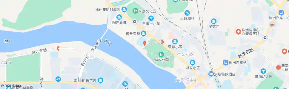 株洲贺嘉路西口_公交站地图_株洲公交_妙搜公交查询2025