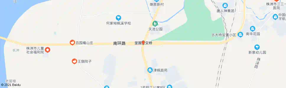 株洲坚固桥_公交站地图_株洲公交_妙搜公交查询2025