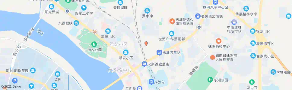 株洲上月塘_公交站地图_株洲公交_妙搜公交查询2025