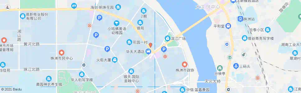 株洲长江广场_公交站地图_株洲公交_妙搜公交查询2025