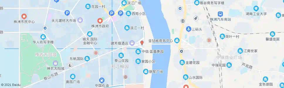 株洲天元桥下_公交站地图_株洲公交_妙搜公交查询2025