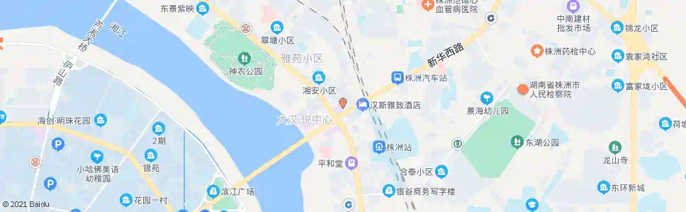 株洲中心广场南口_公交站地图_株洲公交_妙搜公交查询2025