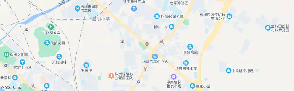 株洲红旗广场北口_公交站地图_株洲公交_妙搜公交查询2025