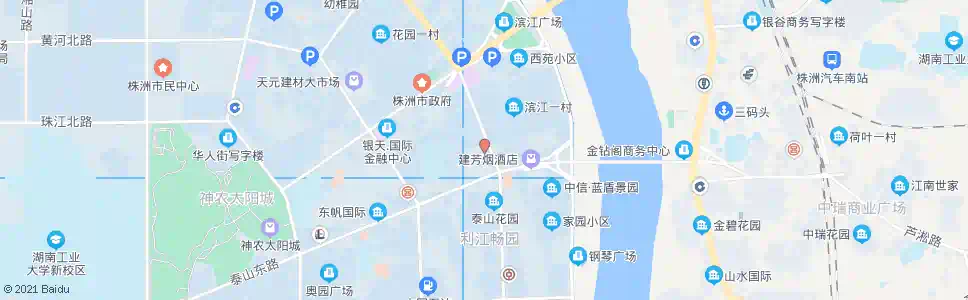 株洲泰山广场_公交站地图_株洲公交_妙搜公交查询2025