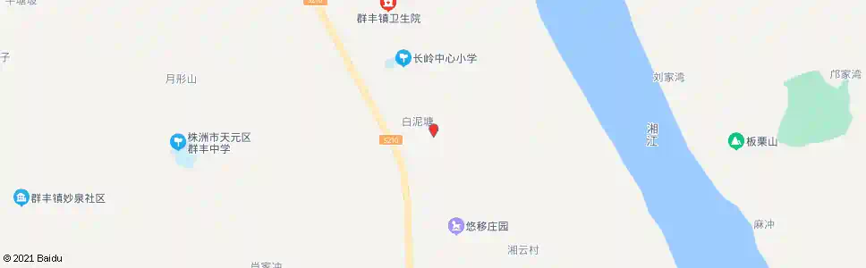 株洲白泥塘_公交站地图_株洲公交_妙搜公交查询2025