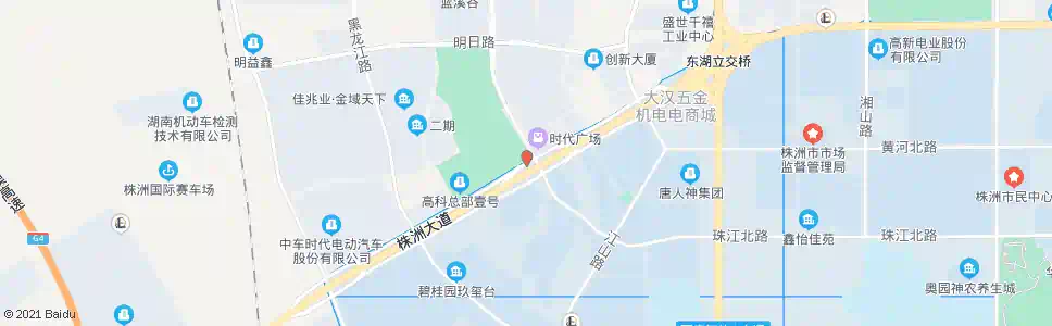 株洲栗雨二桥西_公交站地图_株洲公交_妙搜公交查询2025