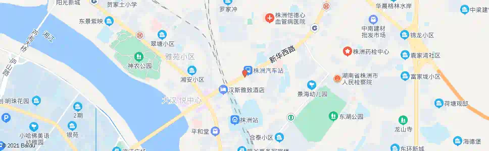 株洲新华桥东_公交站地图_株洲公交_妙搜公交查询2025