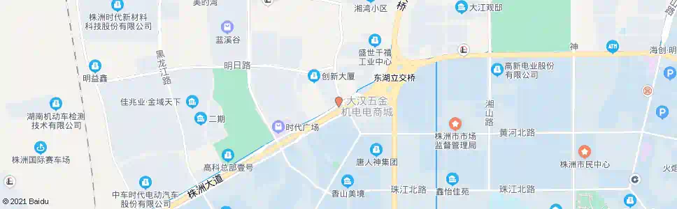 株洲栗雨一桥西_公交站地图_株洲公交_妙搜公交查询2025
