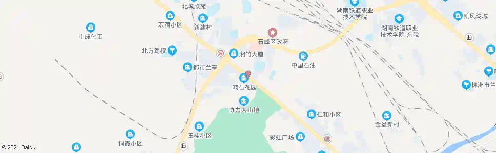 株洲响石岭综合市场_公交站地图_株洲公交_妙搜公交查询2025