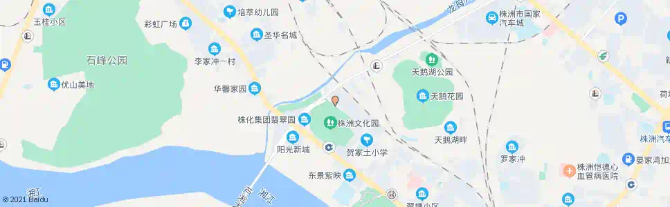 株洲文化园后门_公交站地图_株洲公交_妙搜公交查询2025