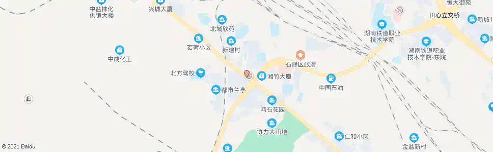 株洲响石广场北口_公交站地图_株洲公交_妙搜公交查询2025