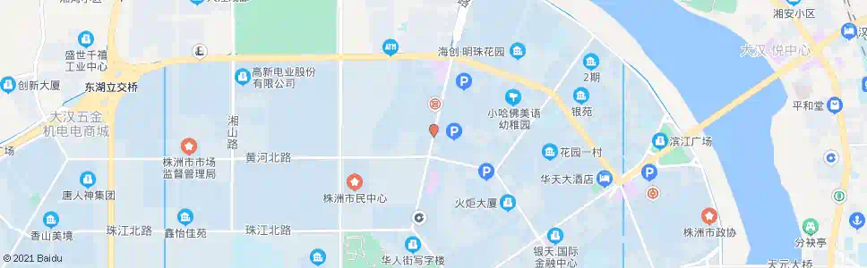 株洲庐山路中_公交站地图_株洲公交_妙搜公交查询2025
