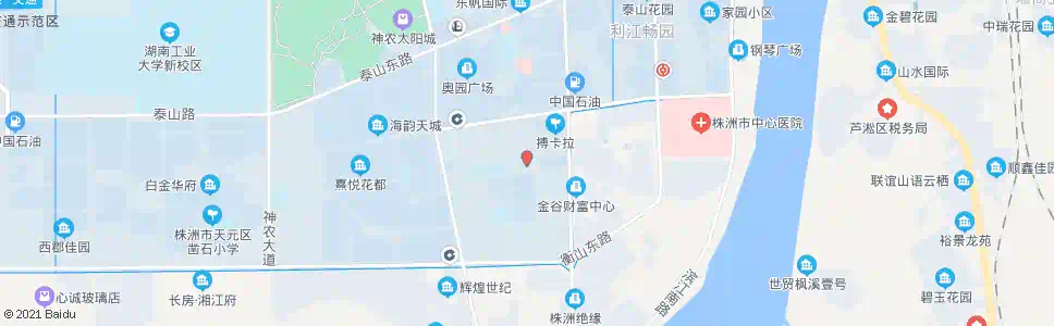 株洲泰山路派出所_公交站地图_株洲公交_妙搜公交查询2025