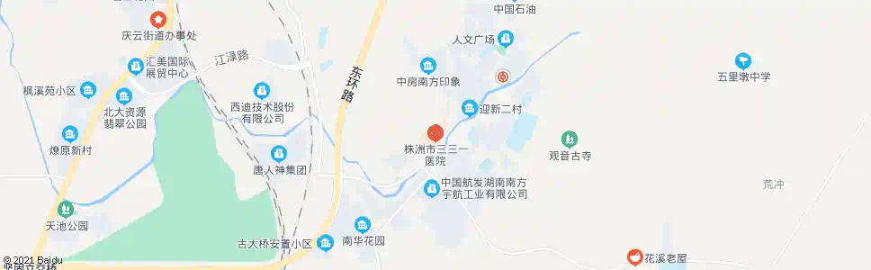 株洲三三一医院_公交站地图_株洲公交_妙搜公交查询2025